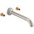 Brizo Odin® T70475-BNLHP Two-Handle Wall Mount Tub Filler - Less Handles in Brushed Nickel