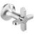 Brizo Odin® HX70475-PC Wall Mount Tub Filler Cross Handles in Chrome