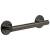 Brizo Other 69275-BNX 12" Linear Round Grab Bar in Brilliance Black Onyx