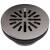 Brizo Other BT051414-BNX 4" Prefab Round Shower Drain in Brilliance Black Onyx