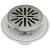 Brizo Other BT061414-NK 4" Tile-In Round Shower Drain in Luxe Nickel