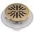 Brizo Other BT061414-PG 4" Tile-In Round Shower Drain in Polished Gold