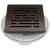 Brizo Other BT062415-RB 4" Tile-In Square Shower Drain in Venetian Bronze