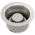 Brizo Other 69072-SS Kitchen Sink Disposal Flange with Stopper in Stainless