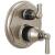 Brizo Rook® T75P560-NKBL Pressure Balance Valve with Integrated 3-Function Diverter Trim in Luxe Nickel /Matte Black