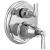 Brizo Rook® T75P560-PC Pressure Balance Valve with Integrated 3-Function Diverter Trim in Chrome