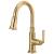 Brizo Rook® 63974LF-PG Pull-Down Prep Faucet in Polished Gold