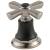Brizo Rook® HX661-NKBL Roman Tub Faucet Cross Handle Kit in Luxe Nickel /Matte Black