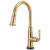 Brizo Rook® 64074LF-PG SmartTouch® Pull-Down Faucet in Polished Gold