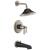 Brizo Rook® T60461-NKBL Tempassure® Thermostatic Tub/Shower in Luxe Nickel /Matte Black