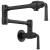 Brizo Rook® 62874LF-BL Wall Mount Pot Filler in Matte Black