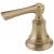 Brizo Rook® HL5360-GL Widespread Lavatory and Bidet Lever Handle Kit in Luxe Gold