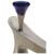 Brizo RSVP® RP48903BN Blue Glass Finial - Widespread in Brushed Nickel