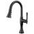 Brizo The Tulham™ Kitchen Collection by Brizo® 64958LF-BLBNX SmartTouch® Pull-Down Prep Kitchen Faucet in Matte Black / Brilliance Black Onyx