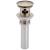 Brizo Other RP72414BN Push Button Pop-Up With Overflow in Brushed Nickel