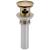 Brizo Other RP72414GL Push Button Pop-Up With Overflow in Luxe Gold