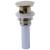 Brizo Other RP72414PN Push Button Pop-Up With Overflow in Polished Nickel