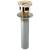 Brizo Other RP81628PG Push Button Pop-Up With Overflow in Polished Gold