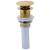 Brizo Other RP72413PG Push Button Pop-Up Without Overflow in Polished Gold