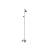 Cheviot 5158-CH Two Cross Handle Tub Filler Faucet and Overhead Shower Combination in Chrome