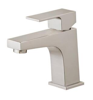 Cheviot 5214-BN City Single Lever Handle Monoblock Bathroom Sink Faucet in Brushed Nickel