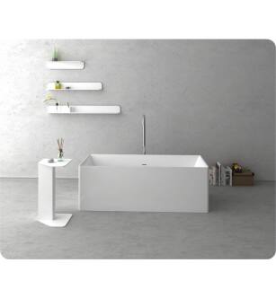 Cheviot 4131-WW Navona Cast Iron Solid Surface Free standing Bathtub in White