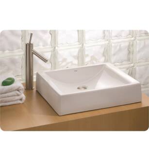 Cheviot 1600-WH Pacific 19 3/4" Single Bowl Vessel Sink in White