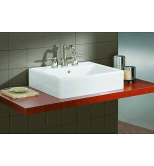 Cheviot 1230/19-WH-1 Nuovella 19 3/4" Single Bowl Vessel Sink in White