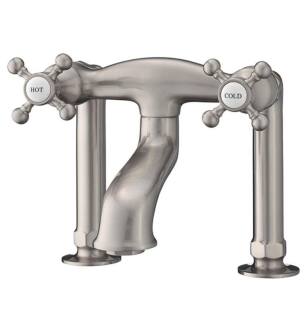 Cheviot 5142-BN Two Handle Extra Tall Rim Mount Tub Filler in Brushed Nickel