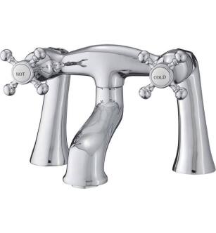 Cheviot 5140-CH Two Handle Rim Mount Tub Filler in Chrome