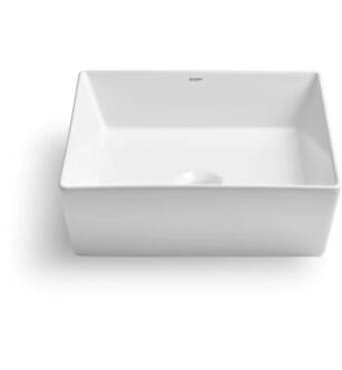 Cheviot 1281-MW Flex 15" Square Vessel Bathroom Sink in Matte White