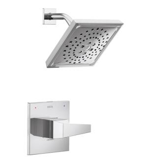 Delta T14243-PR Trillian Monitor 14 Series Pressure Balanced Shower Only Trim with Multi-Function Showerhead in Lumicoat Chrome