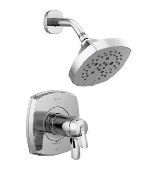 Delta T17T276 Stryke 17 Series Thermostatic Shower Only Trim with Multi-Function Showerhead