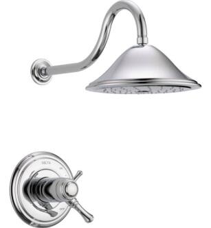 Delta T17T297 Cassidy TempAssure 17T Series Dual Function Thermostatic Shower Trim with Single Function Showerhead