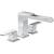 Delta T2768 Ara 6 3/4" Double Handle Roman Tub Trim with Channel Spout in Chrome