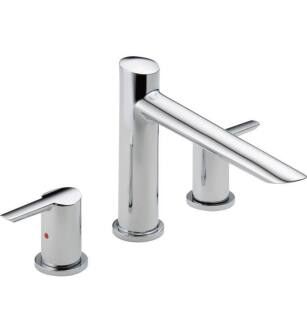 Delta T2761 Compel 8 1/4" Double Handle Roman Tub Trim