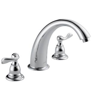 Delta BT2796 Windemere 7 1/8" Double Handle Deck Mounted Roman Tub Faucet in Chrome