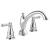 Delta T2793 Linden 7 7/8" Traditional Double Handle Deck Mounted Roman Tub Trim in Chrome