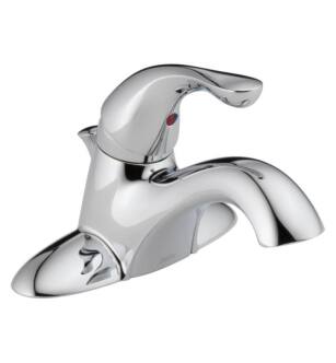 Delta 520-GPM-DST Classic 4 7/8" Single Handle Centerset Bathroom Faucet in Chrome
