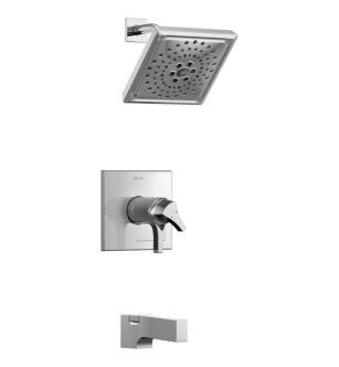 Delta T17T474 Zura 17T Series Thermostatic Tub and Shower Faucet Trim with Multi-Function Showerhead