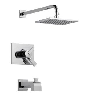 Delta T17453-WE Vero 17 Series Pressure Balanced Tub and Shower Faucet Trim