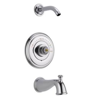 Delta T14497LHP-LHD Cassidy Monitor 14 Series Tub and Shower Faucet Trim - Less Showerhead and Handle