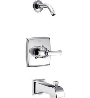Delta T14464LHD Ashlyn Monitor 14 Series Pressure Balanced Tub and Shower Faucet Trim - Less Showerhead