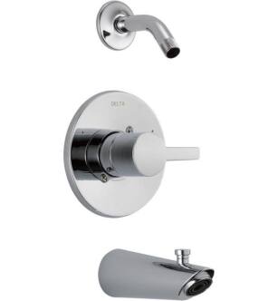 Delta T14461LHD Compel Monitor 14 Series Pressure Balanced Tub and Shower Faucet Trim - Less Showerhead
