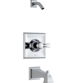 Delta T14451-LHD Dryden Monitor 14 Series Tub and Shower Trim in Chrome - Less Head