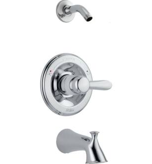 Delta T14438LHD Lahara Monitor 14 Series Tub and Shower Trim - Less Head