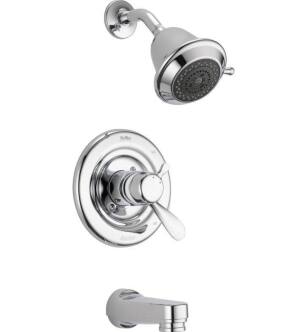 Delta T17430 Classic Monitor 17 Series Pressure Balance Tub and Shower Trim with Multi Function Showerhead