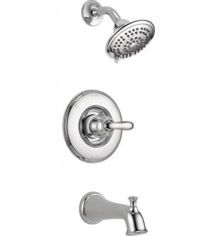 Delta T14494 Linden Monitor 14 Series Tub and Shower Trim with Touch Clean Shower Head