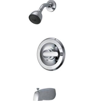 Delta 134900 Classic Monitor 13 Series Tub and Shower Faucet with Single Function Showerhead in Chrome