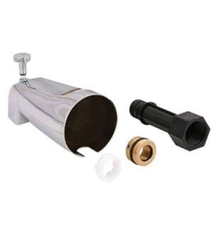 Delta MAINTSP831CH Universal Showering Components 5 1/4" Tub Spout with RCI Universal Diverter in Chrome